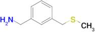 {3-[(methylsulfanyl)methyl]phenyl}methanamine