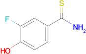 3-Fluoro-4-hydroxybenzene-1-carbothioamide