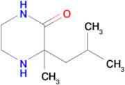 3-Methyl-3-(2-methylpropyl)piperazin-2-one