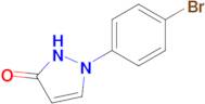 1-(4-bromophenyl)-2,3-dihydro-1H-pyrazol-3-one