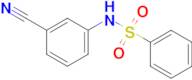 n-(3-Cyanophenyl)benzenesulfonamide