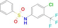 n-[4-chloro-3-(trifluoromethyl)phenyl]benzenesulfonamide