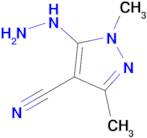 5-Hydrazinyl-1,3-dimethyl-1h-pyrazole-4-carbonitrile