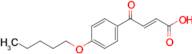 (2e)-4-Oxo-4-[4-(pentyloxy)phenyl]but-2-enoic acid