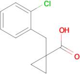 1-[(2-chlorophenyl)methyl]cyclopropane-1-carboxylic acid