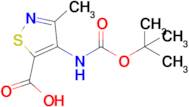 4-[[(1,1-Dimethylethoxy)carbonyl]amino]-3-methyl-5-isothiazolecarboxylic acid