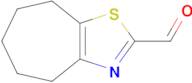 4h,5h,6h,7h,8h-Cyclohepta[d][1,3]thiazole-2-carbaldehyde