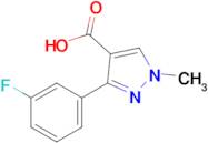 3-(3-fluorophenyl)-1-methyl-1h-pyraZole-4-carboxylic acid