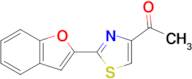 1-[2-(1-benzofuran-2-yl)-1,3-thiazol-4-yl]ethan-1-one