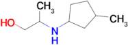 2-[(3-methylcyclopentyl)amino]propan-1-ol