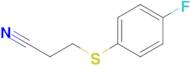 3-[(4-fluorophenyl)sulfanyl]propanenitrile