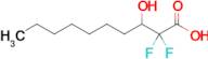 2,2-Difluoro-3-hydroxydecanoic acid