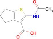 2-Acetamido-4h,5h,6h-cyclopenta[b]thiophene-3-carboxylic acid