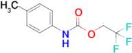 2,2,2-Trifluoroethyl n-(4-methylphenyl)carbamate