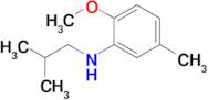 2-Methoxy-5-methyl-n-(2-methylpropyl)aniline