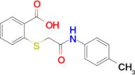 2-({[(4-methylphenyl)carbamoyl]methyl}sulfanyl)benzoic acid