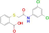 2-({[(3,5-dichlorophenyl)carbamoyl]methyl}sulfanyl)benzoic acid