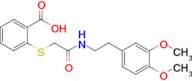 2-[({[2-(3,4-dimethoxyphenyl)ethyl]carbamoyl}methyl)sulfanyl]benzoic acid