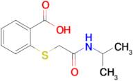 2-({[(propan-2-yl)carbamoyl]methyl}sulfanyl)benzoic acid