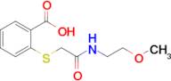 2-({[(2-methoxyethyl)carbamoyl]methyl}sulfanyl)benzoic acid