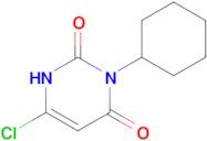 6-Chloro-3-cyclohexyl-1,2,3,4-tetrahydropyrimidine-2,4-dione