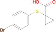 1-[(4-bromophenyl)sulfanyl]cyclopropane-1-carboxylic acid