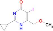 2-cyclopropyl-5-iodo-6-(methoxymethyl)-1,4-dihydropyrimidin-4-one