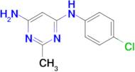 n4-(4-Chlorophenyl)-2-methylpyrimidine-4,6-diamine