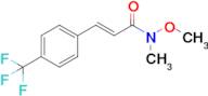 (2e)-n-Methoxy-n-methyl-3-[4-(trifluoromethyl)phenyl]prop-2-enamide