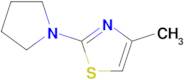 4-Methyl-2-(pyrrolidin-1-yl)-1,3-thiazole