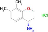(4r)-7,8-Dimethyl-3,4-dihydro-2h-1-benzopyran-4-amine hydrochloride