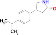 4-[4-(propan-2-yl)phenyl]pyrrolidin-2-one