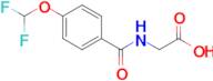 2-{[4-(difluoromethoxy)phenyl]formamido}acetic acid