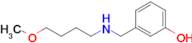 3-{[(4-methoxybutyl)amino]methyl}phenol