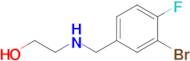 2-[[(3-Bromo-4-fluorophenyl)methyl]amino]ethanol