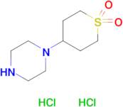 4-(Piperazin-1-yl)-1lambda6-thiane-1,1-dione dihydrochloride