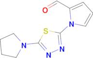 1-(5-pyrrolidin-1-yl-1,3,4-thiadiaZol-2-yl)-1h-pyrrole-2-carbaldehyde