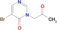 5-Bromo-3-(2-oxopropyl)-3,4-dihydropyrimidin-4-one