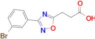 3-[3-(3-bromo-phenyl)-[1,2,4]oxadiazol-5-yl]-propionic acid