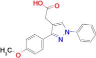 2-[3-(4-methoxyphenyl)-1-phenyl-1h-pyrazol-4-yl]acetic acid