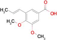 3,4-Dimethoxy-5-[(1e)-prop-1-en-1-yl]benzoic acid