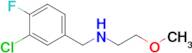 [(3-chloro-4-fluorophenyl)methyl](2-methoxyethyl)amine