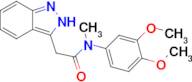 N-(3,4-dimethoxyphenyl)-2-(2H-indazol-3-yl)-N-methylacetamide