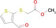 methyl 2-[(3-formylthiophen-2-yl)sulfanyl]acetate