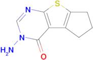 3-Amino-3,5,6,7-tetrahydro-4H-cyclopenta[4,5]thieno[2,3-d]pyrimidin-4-one