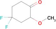 4,4-Difluoro-2-methoxycyclohexanone