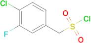 (4-Chloro-3-fluorophenyl)methanesulfonyl chloride