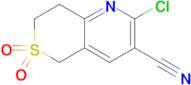 2-Chloro-6,6-dioxo-5h,7h,8h-6lambda6-thiopyrano[4,3-b]pyridine-3-carbonitrile