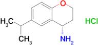 (4s)-6-(Propan-2-yl)-3,4-dihydro-2h-1-benzopyran-4-amine hydrochloride