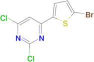 4-(5-Bromothiophen-2-yl)-2,6-dichloropyrimidine